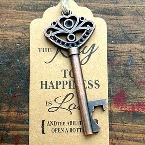 🗝️Vintage Style Bronze Key Bottle Opener House Warming Birthday Christmas Gift🗝️